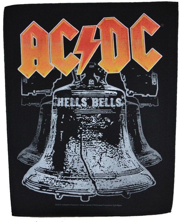 AC/DC Hells Bells Rückenaufnäher NEU & OFFICIAL!