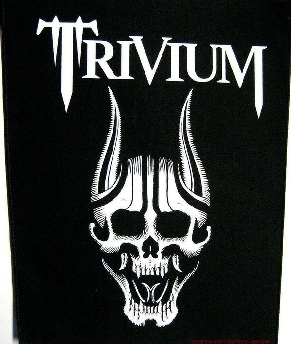 Trivium Screaming Skull-Rückenaufnäher-Backpatch