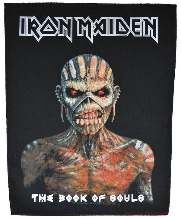 Iron Maiden The Book of Souls Rückenaufnäher-Backpatch