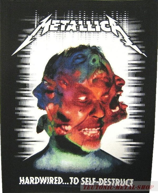 Metallica Hardwired To Self Destruct Rückenaufnäher