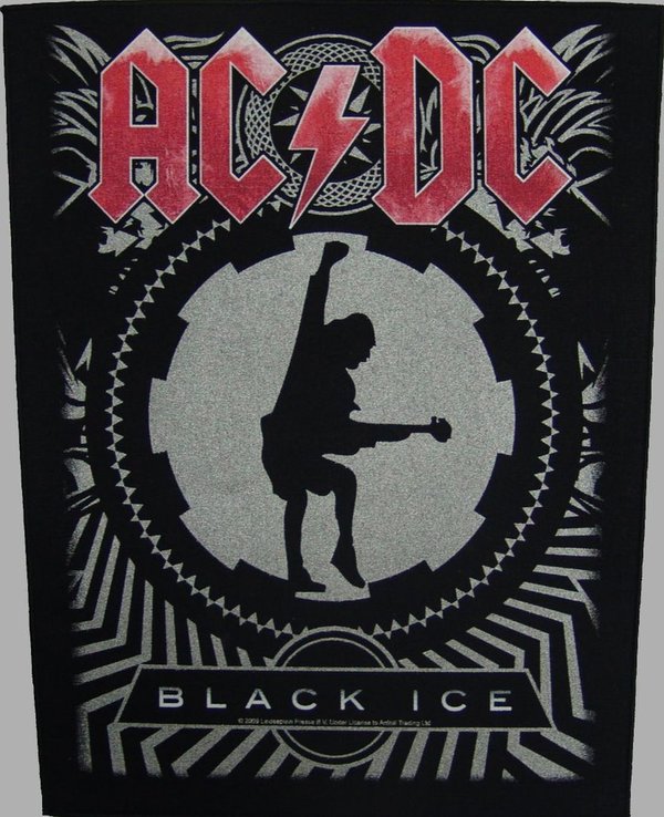AC/DC Black Ice Rückenaufnäher NEU & OFFICIAL!
