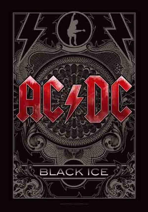 AC/DC Black Ice Posterfahne Flagge