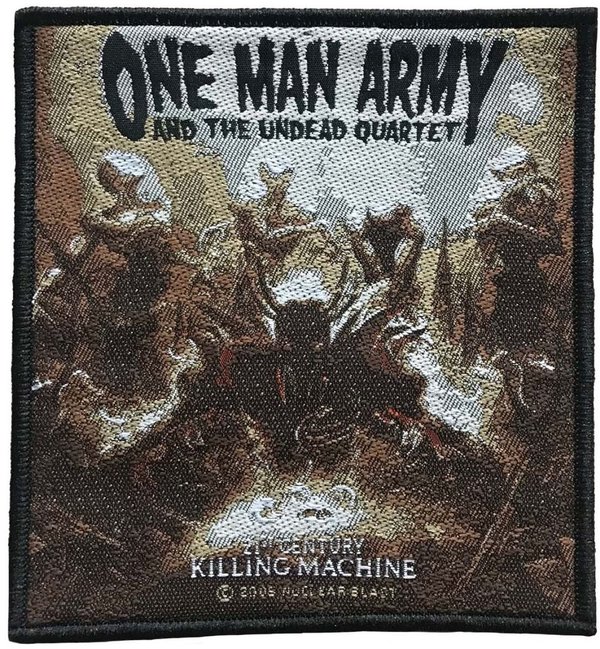 One Man Army & The Undead Quart Aufnäher Patch