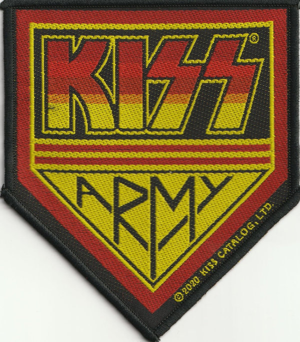 Kiss Army Badge gewebter Aufnäher