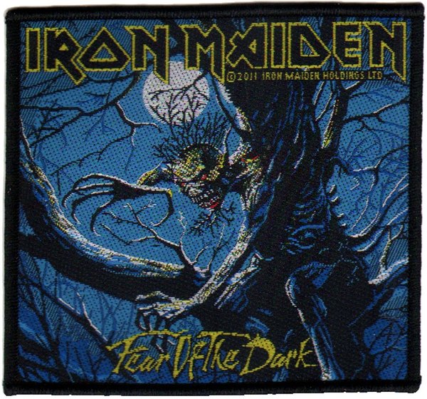 Iron Maiden Fear Of The Dark gewebter Aufnäher