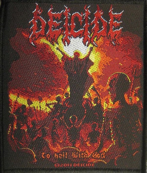 Deicide To Hell With God Aufnäher