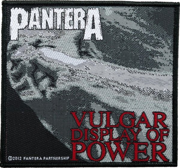 Pantera Vulgar Display Of Power Aufnäher Patch