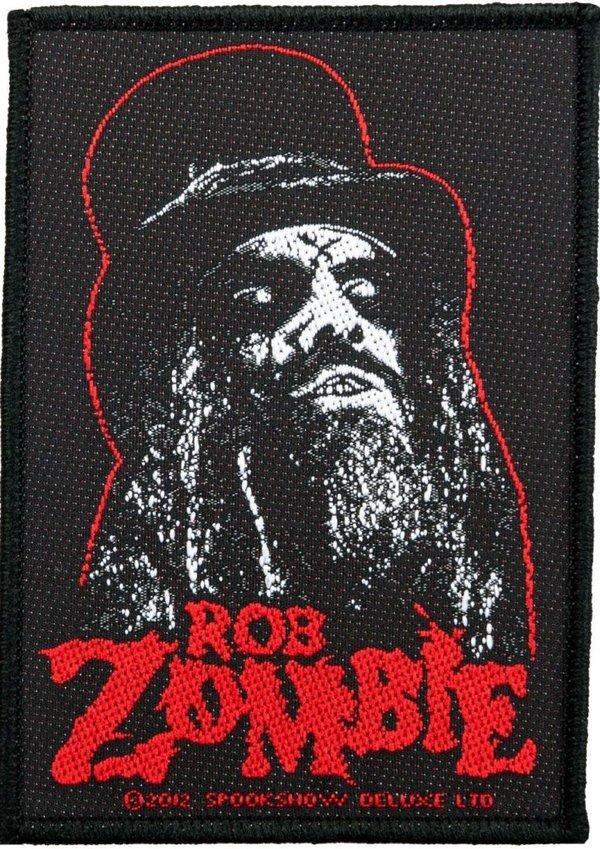 Rob Zombie Portrait Aufnäher  Patch