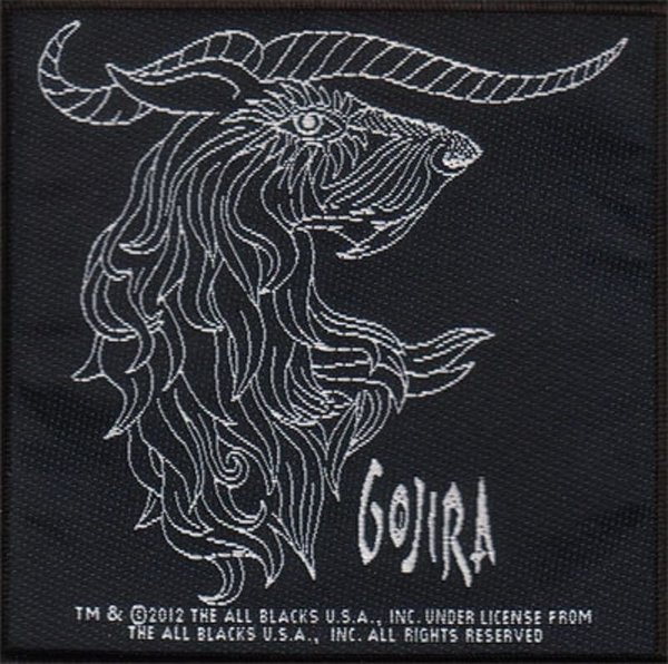 Gojira Horns gewebter Aufnäher
