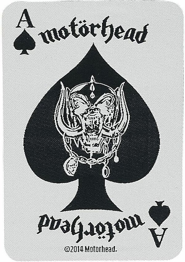 Motörhead Ace of Spades Card Aufnäher