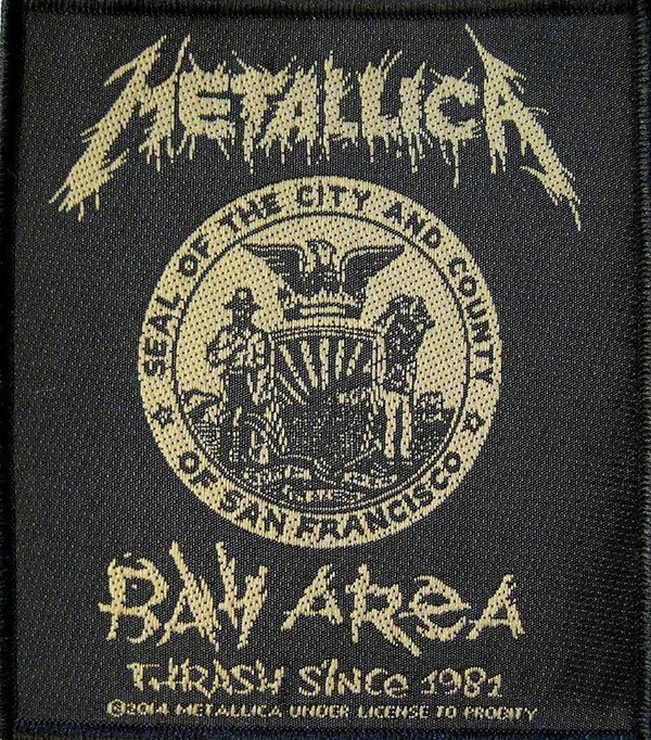Metallica Bay Area Thrash Aufnäher