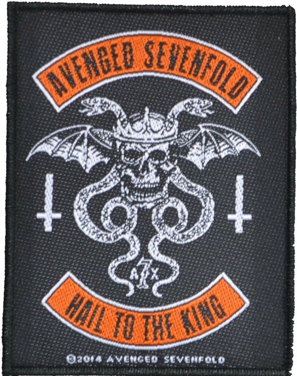 Avenged Sevenfold Hail To The King gewebter Aufnäher