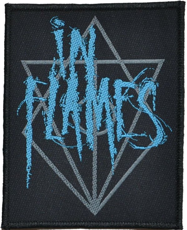 In Flames Scratched Logo Aufnäher