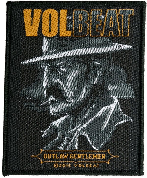 Volbeat Outlaw Gentlemen gewebter Aufnäher