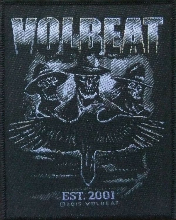 Volbeat Outlaw Raven Aufnäher Metallica Undead