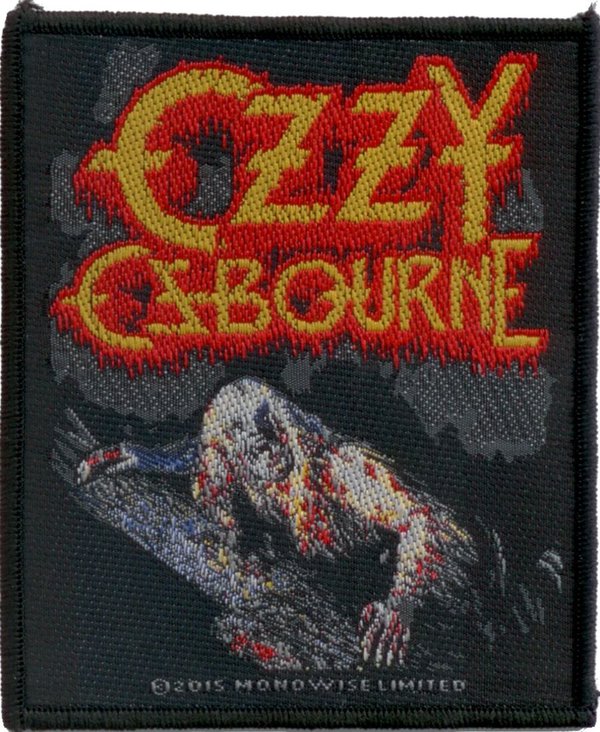 Ozzy Osbourne Bark At The Moon gewebter Aufnäher