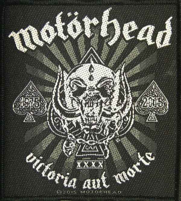 Motörhead Victoria aut Morte 1975-2015 Aufnäher