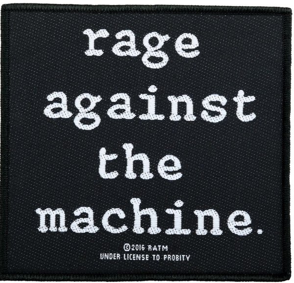 Rage Against the machine Logo Aufnäher  Patch