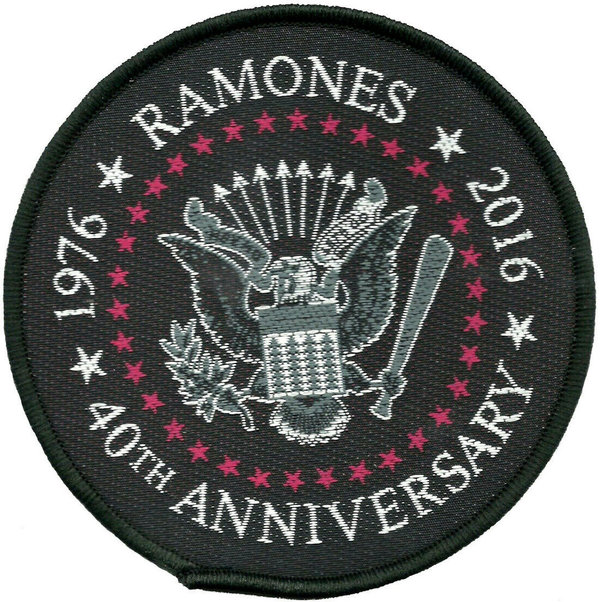 Ramones 40th Anniversary Aufnäher  Patch