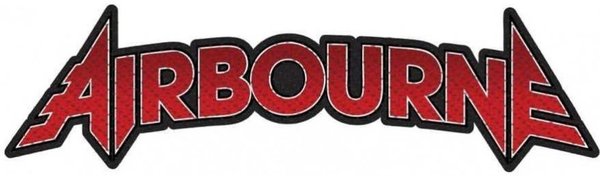 Airbourne Logo Cut-Out gewebter Aufnäher