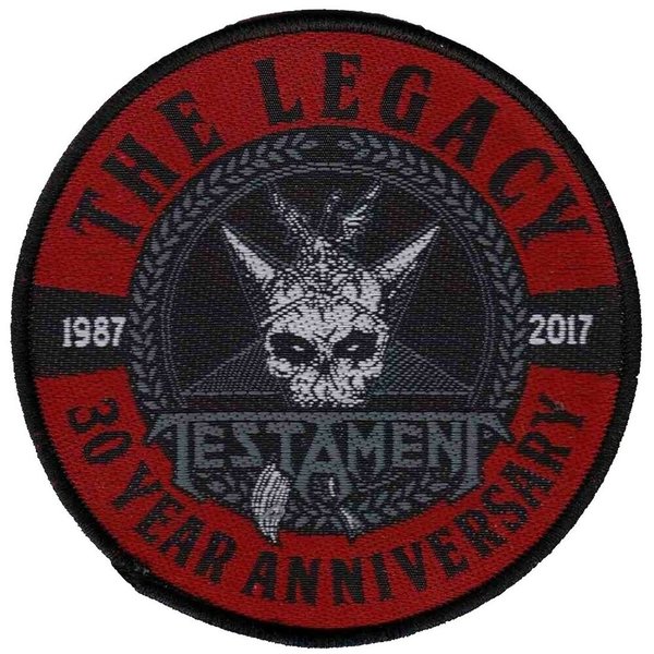 Testament The Leagcy 30 Year Anniversary Aufnäher  Patch
