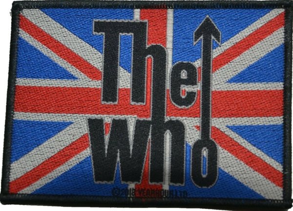 The Who Union Flag Logo gewebter Aufnäher
