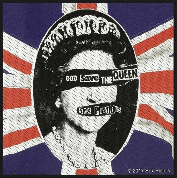 Sex Pistols God save the Queen Aufnäher