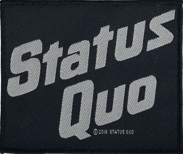 Status Quo Logo Aufnäher