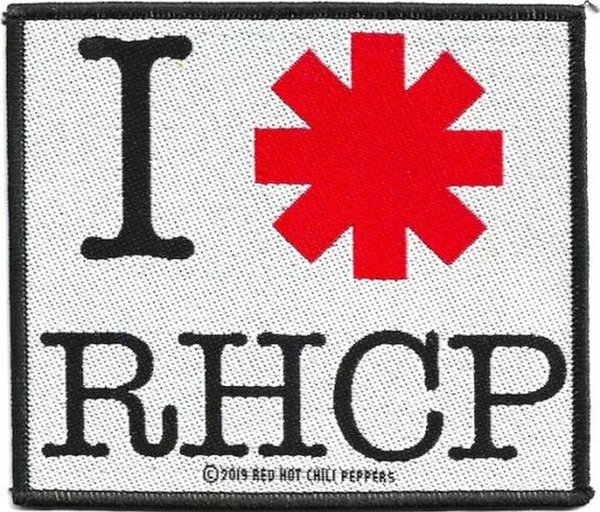 Red Hot Chili Peppers I love RHCP Aufnäher
