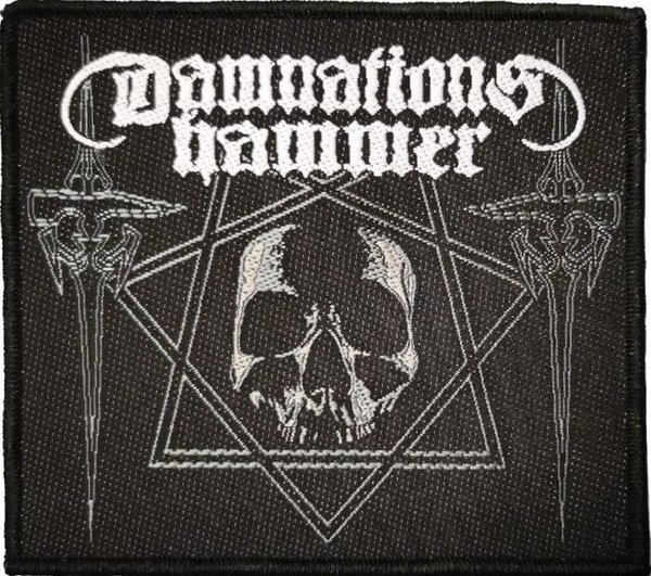 Damnation's Hammer Hammers and Skull Aufnäher