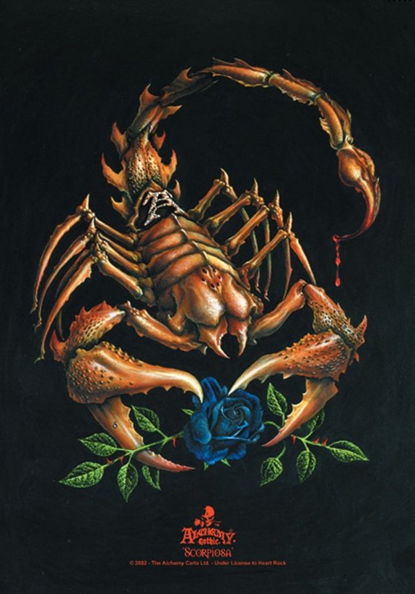 Alchemy Scorpiosa Posterfahne
