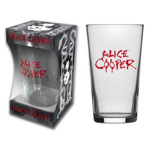 Alice Cooper Logo Bierglas