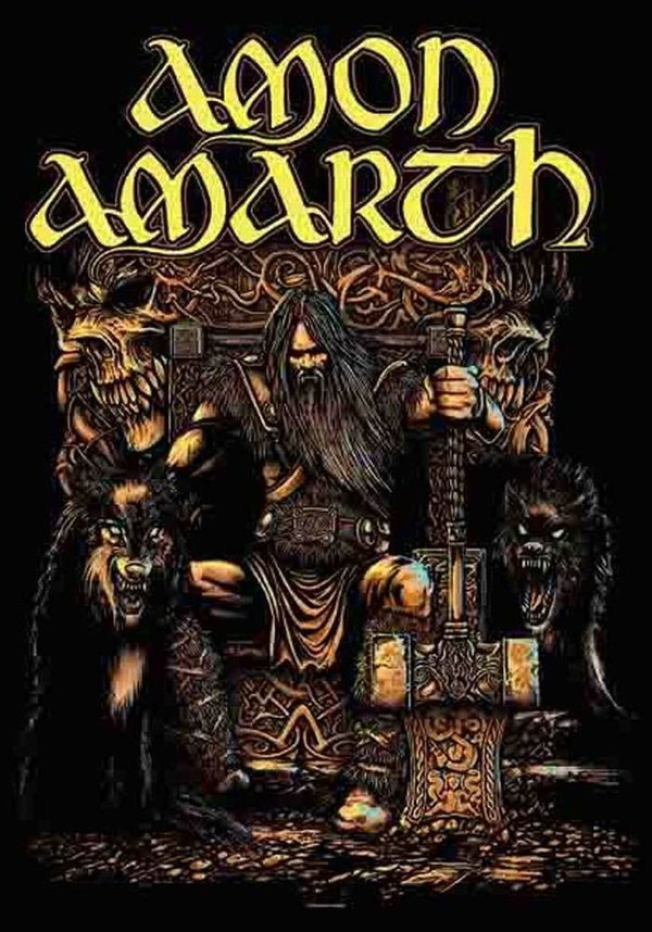 Amon Amarth Thor Posterfahne