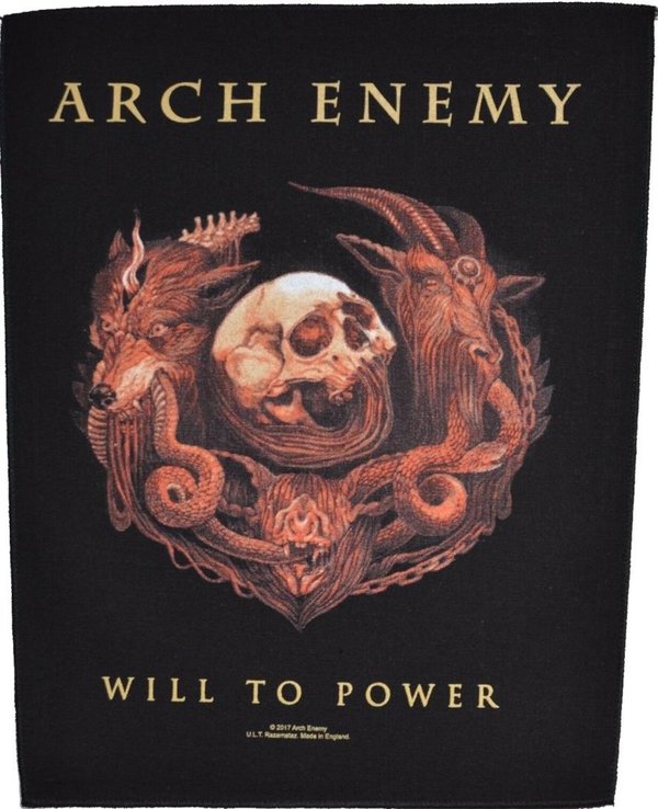 Arch Enemy Will To Power Rückenaufnäher