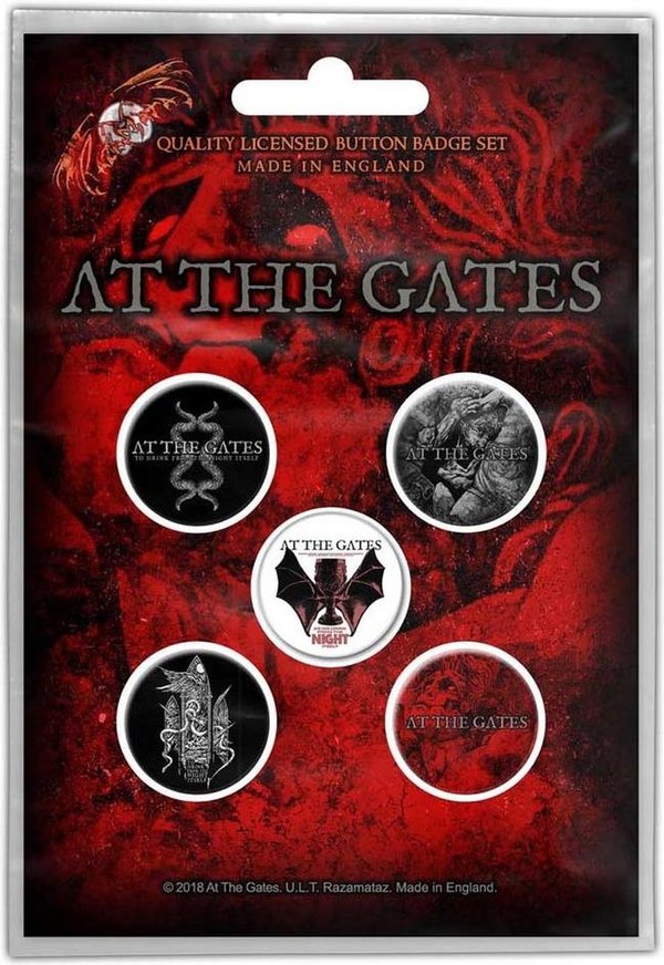 At the Gates To drink from the night itself Button Pack