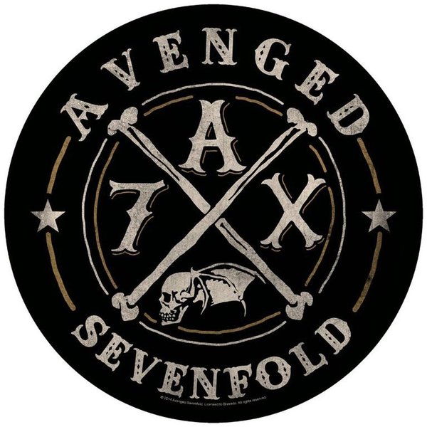 Avenged Sevenfold 7 AX Rückenaufnäher
