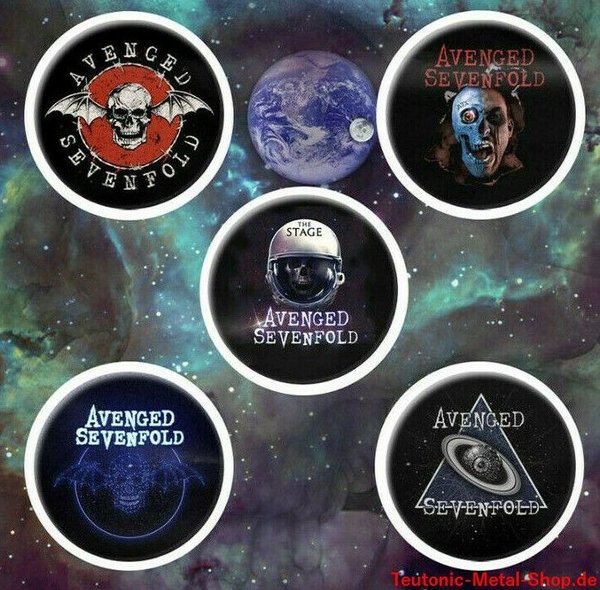 Avenged Sevenfold The Stage Button Pack
