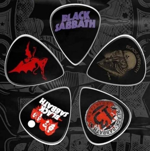 Black Sabbath Purple Logo Plektrum Pack