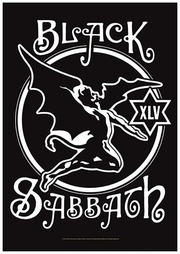 Black Sabbath- 45th Anniversary Logo Posterfahne