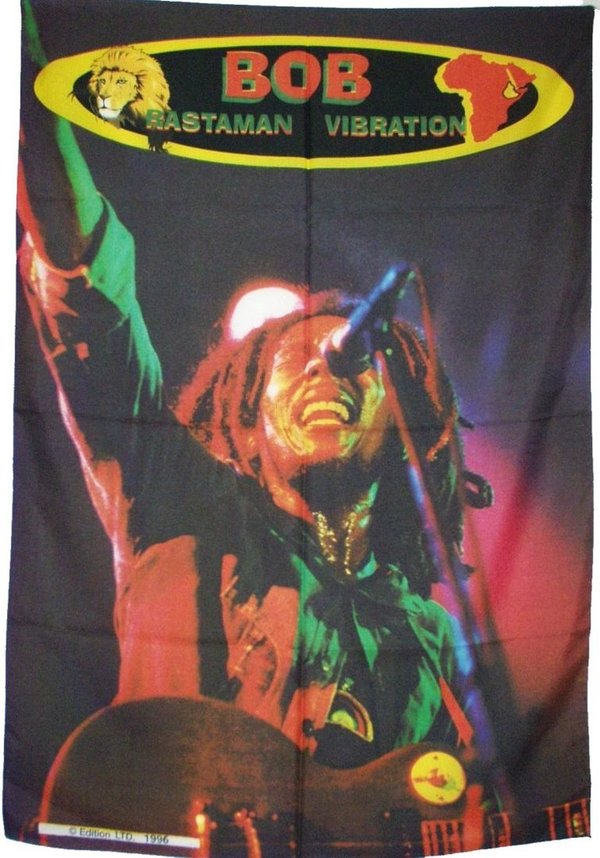 Bob Marley Rastaman Posterfahne