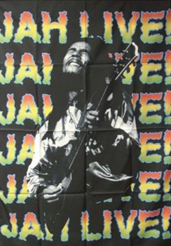 Bob Marley Jah Live Posterfahne