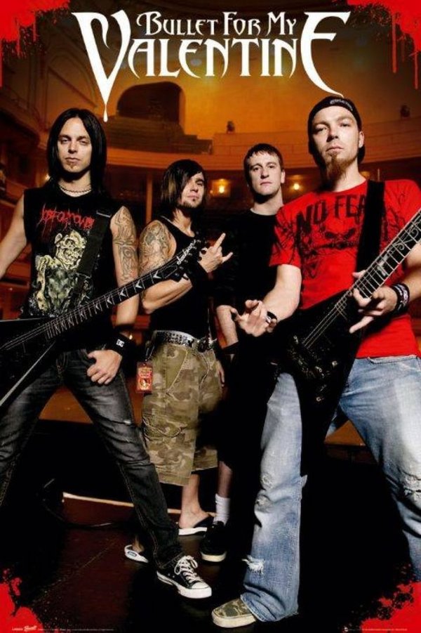 Bullet for my Valentine Theatre Musik Poster