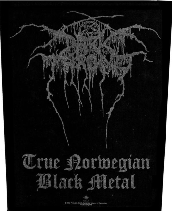 Darkthrone True Norweigan Black Metal Rückenaufnäher