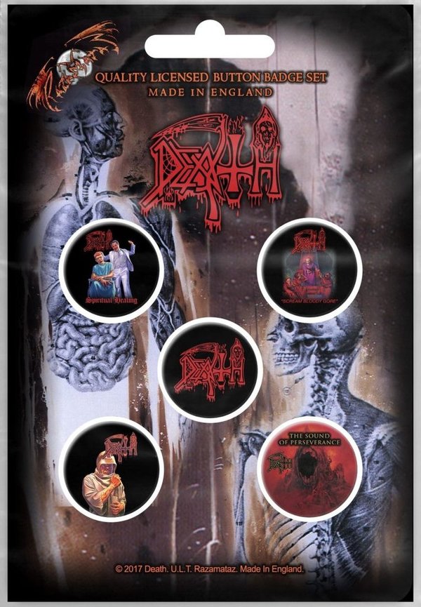 Death Albums Button Pack