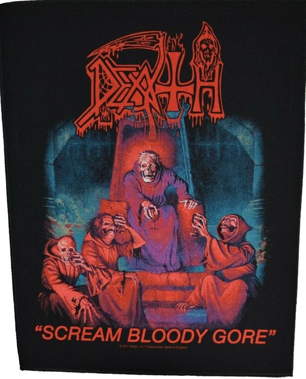 Death Scream Bloody Gore Rückenaufnäher