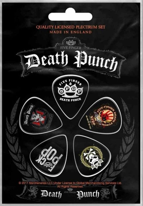 Five Finger Death Punch 5FDP Plektrum Set