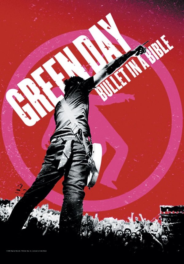 Green Day Bullet In A Bible Posterfahne