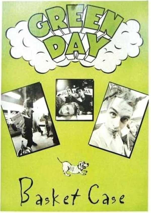 Green Day Basket Case Postkarte