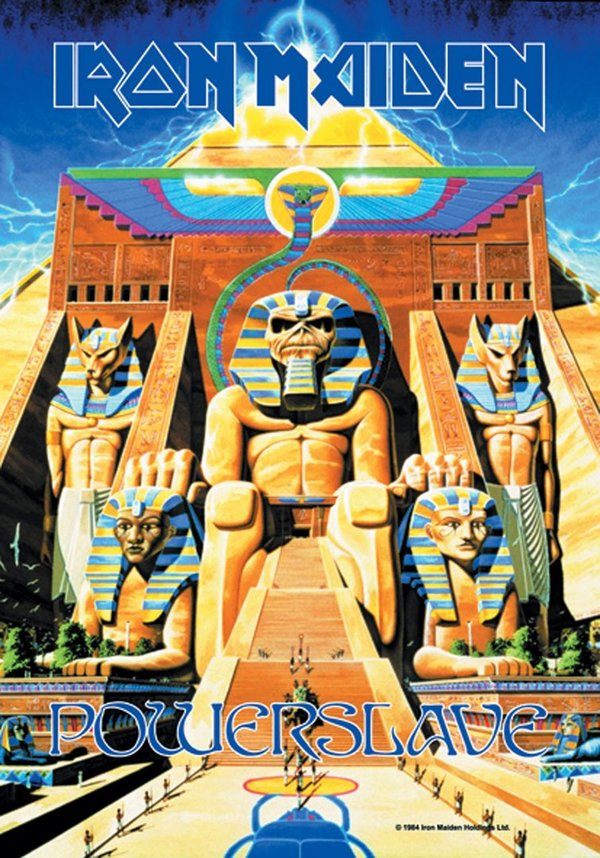 Iron Maiden Powerslave Posterfahne