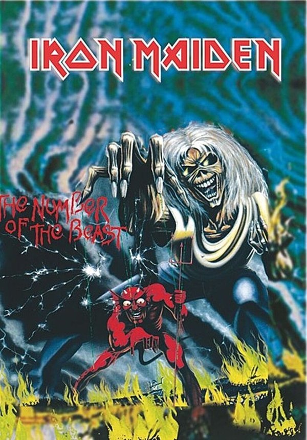 Iron Maiden Number Of The Beast Posterfahne